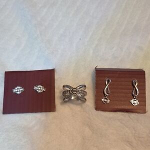 Harley-davidson Ring And Earrings